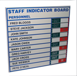 Staff Indicator Board